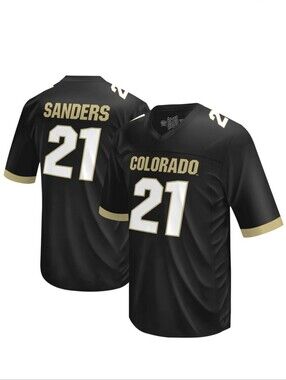 Colorado Buffaloes #21 Shilo Sanders Youth Large Football Jersey. NWT.